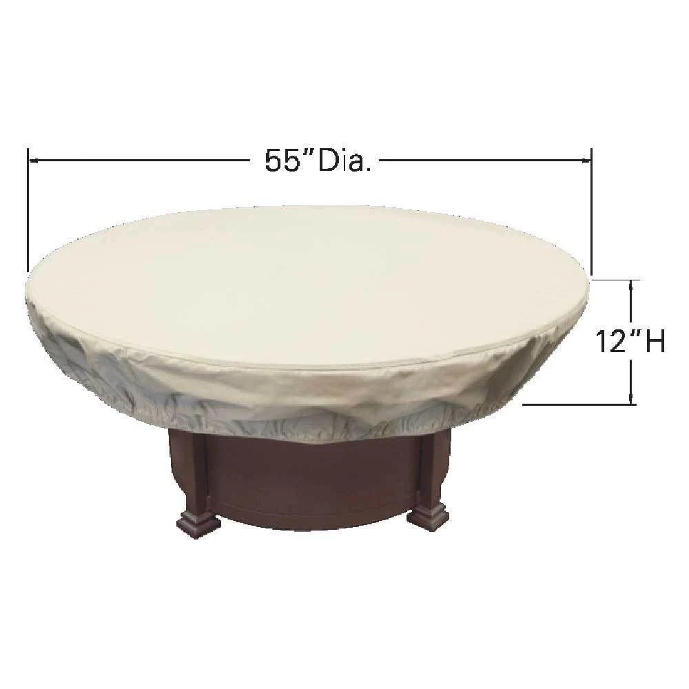 Treasure Garden 48"-54" Round Chat & Fire Pit Cover CP930 5 Treasure Garden 48"-54" Round Chat & Fire Pit Cover CP930 - Image 5