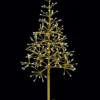 Gold/Warm White LED Shimmering Tree Decoration