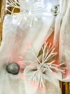 10" Twinkling LED Starburst Clusters -Courtyard Home Furnishings Store led 3d 10stlcl rd lifestyle