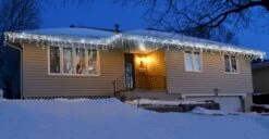 Set Of 100 Extra Bright T5 LED Icicle Lights 18 Set Of 100 Extra Bright T5 LED Icicle Lights -Courtyard Home Furnishings Store lifestyle