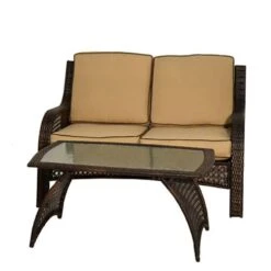 Carlisle 4 Pc. Wicker Lounge Set 11 Carlisle 4 Pc. Wicker Lounge Set -Courtyard Home Furnishings Store outdoor living carlisle 4 piece wicker patio group 3