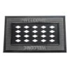 Gray "Welcome" Sassafras Doormat Tray