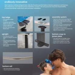 Vogue Panache 54" Resin Above Ground Swimming Pool -Courtyard Home Furnishings Store pools panache 54 resin above ground swimming pool 4